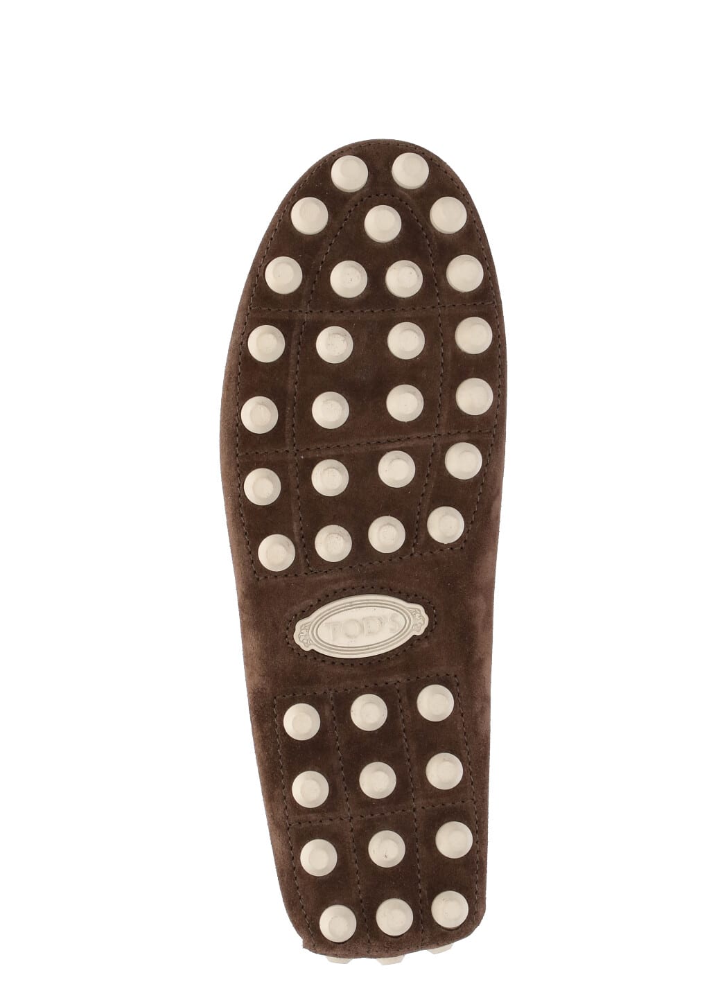 Tod's Man Loafers Chocolate Brown Size 7.5 Leather In Multi