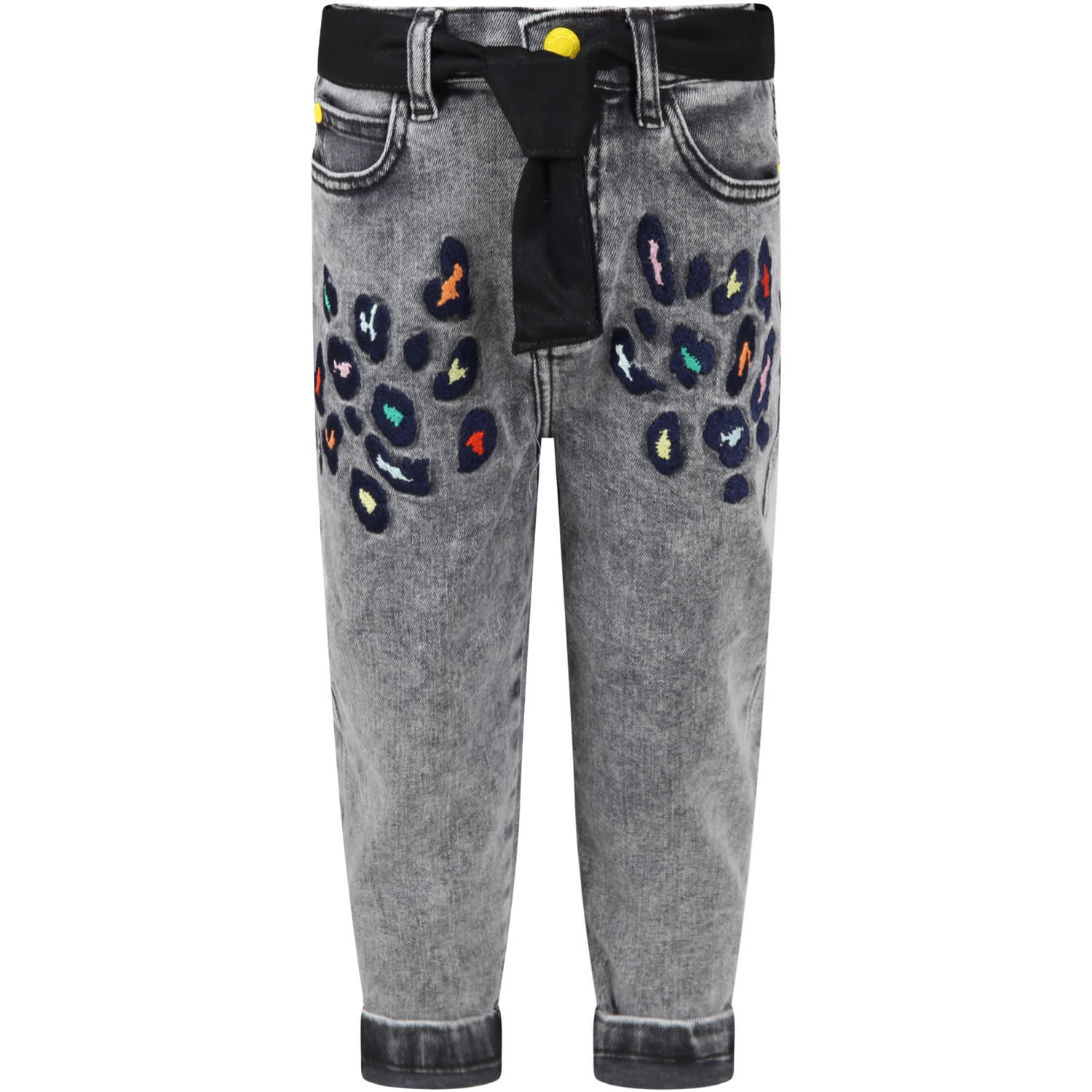 Little Marc Jacobs Grey Jeans For Girl