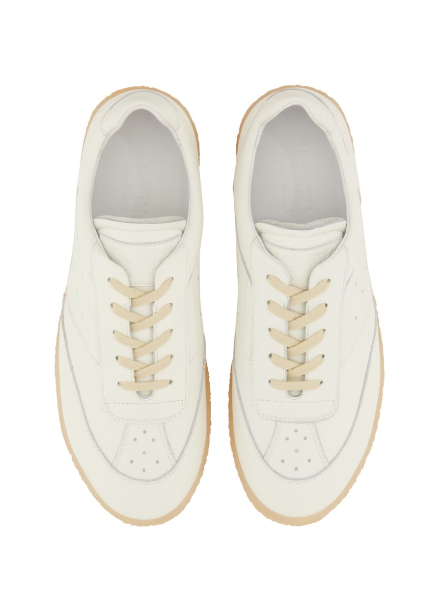 Shop Mm6 Maison Margiela Sneaker 6 Court In White