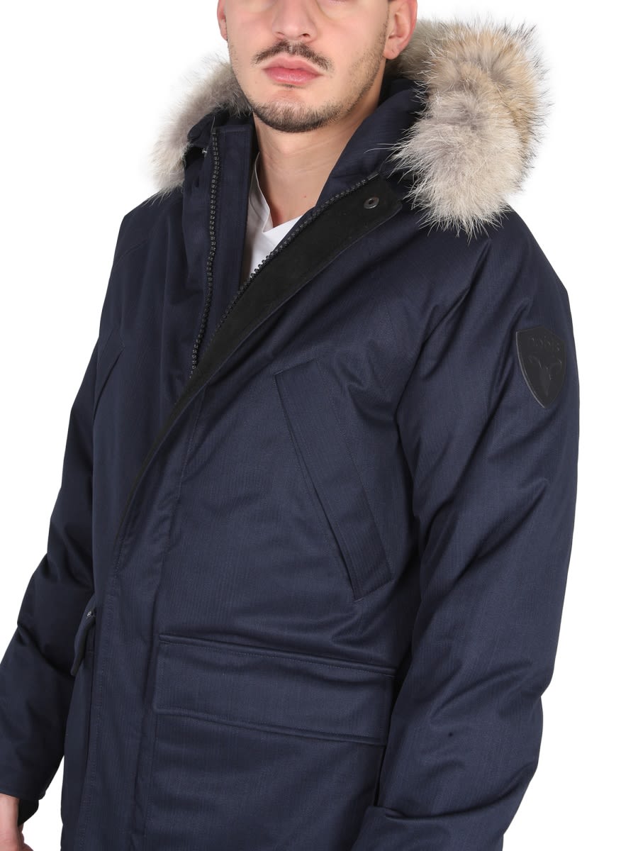 Shop Nobis Heritage Parka In Blue