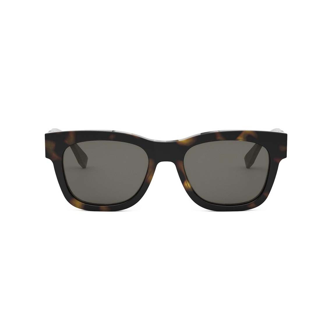 Fendi Diagonal Fe40132i 52a In 52a - Havana