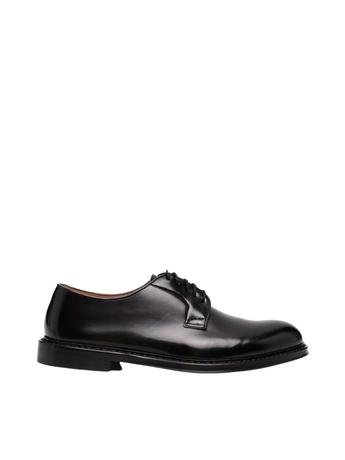 Doucal's Horse Leather Derby Shoes