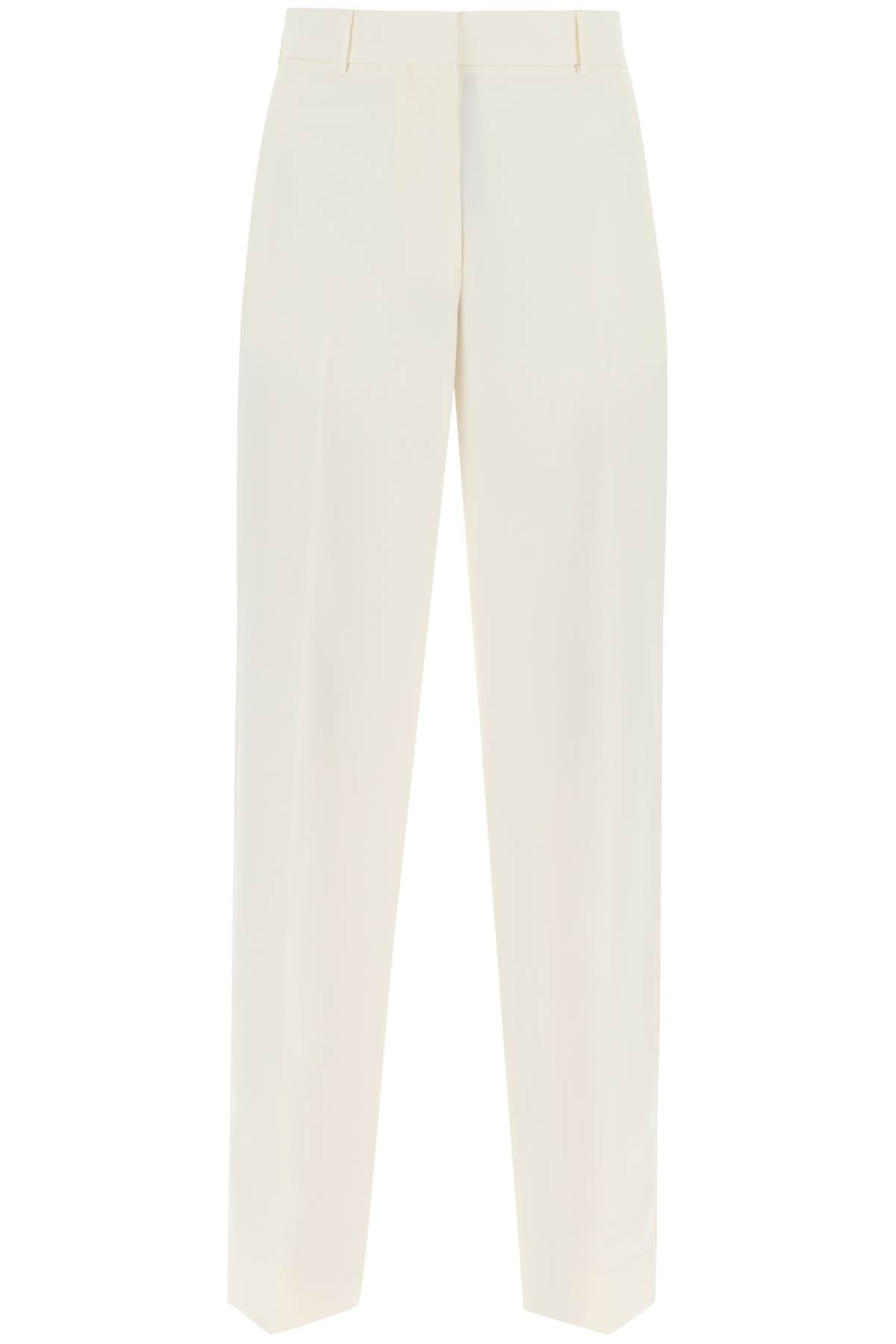 PALM ANGELS KNIT TAPE WOOL TWILL TROUSERS