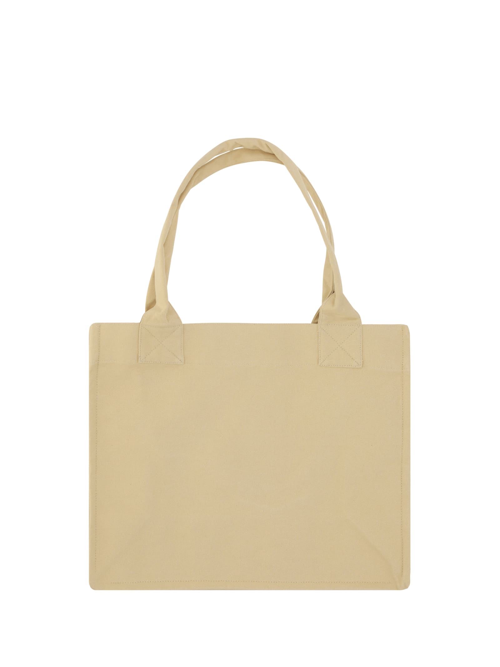 Shop Ganni Easy Shopper Handbag In Neutrals