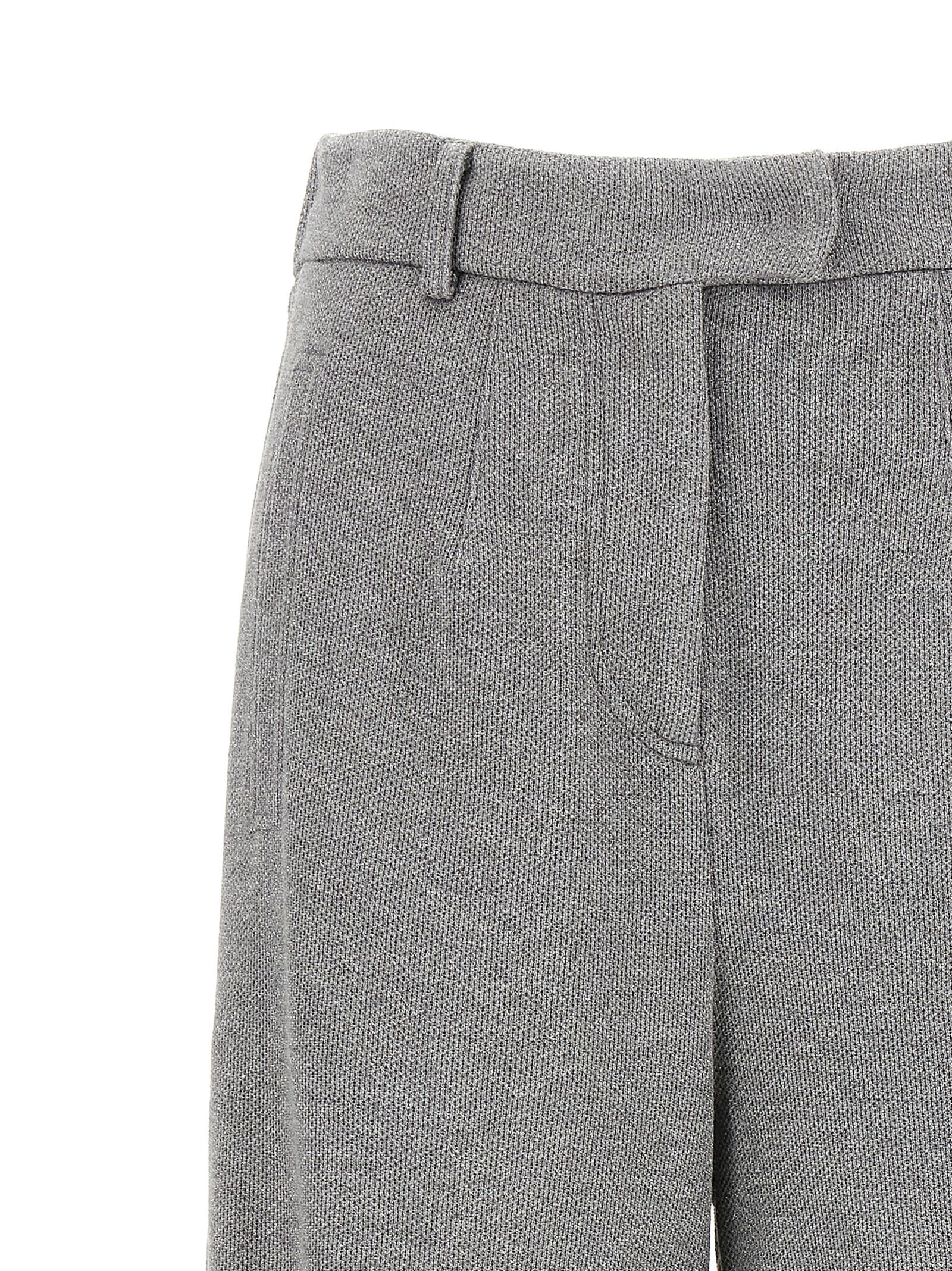 Brunello Cucinelli Trousers With Belt Loops And Pockets In Gray