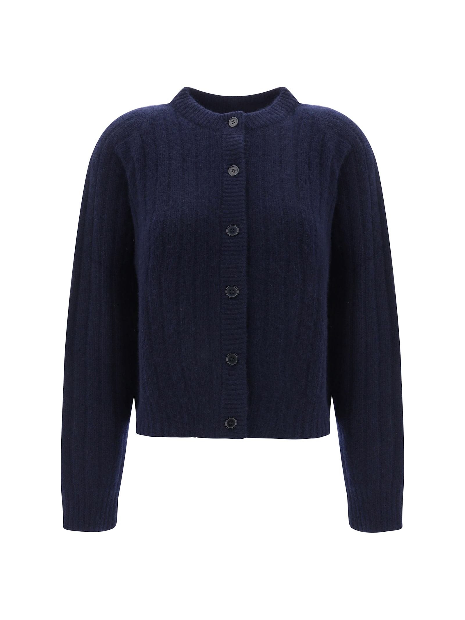 Shop Madeleine Thompson Lenox Cardigan In Navy