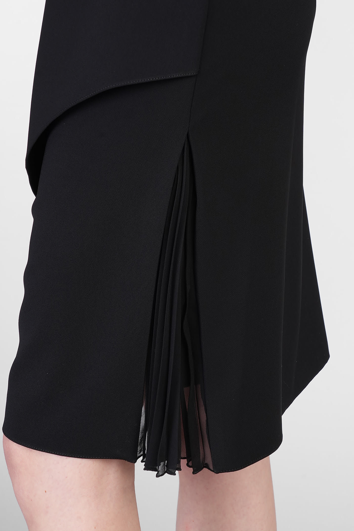 Courrèges Infinity Pleats Crepe A-line Dress