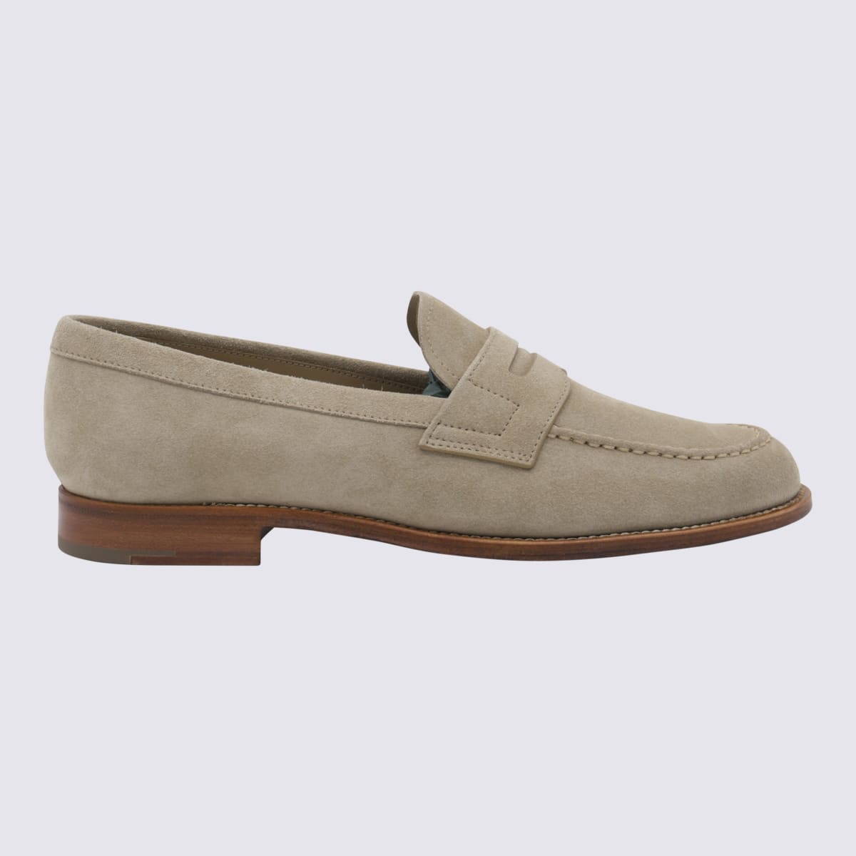 Beige Suede Heswall Loafers