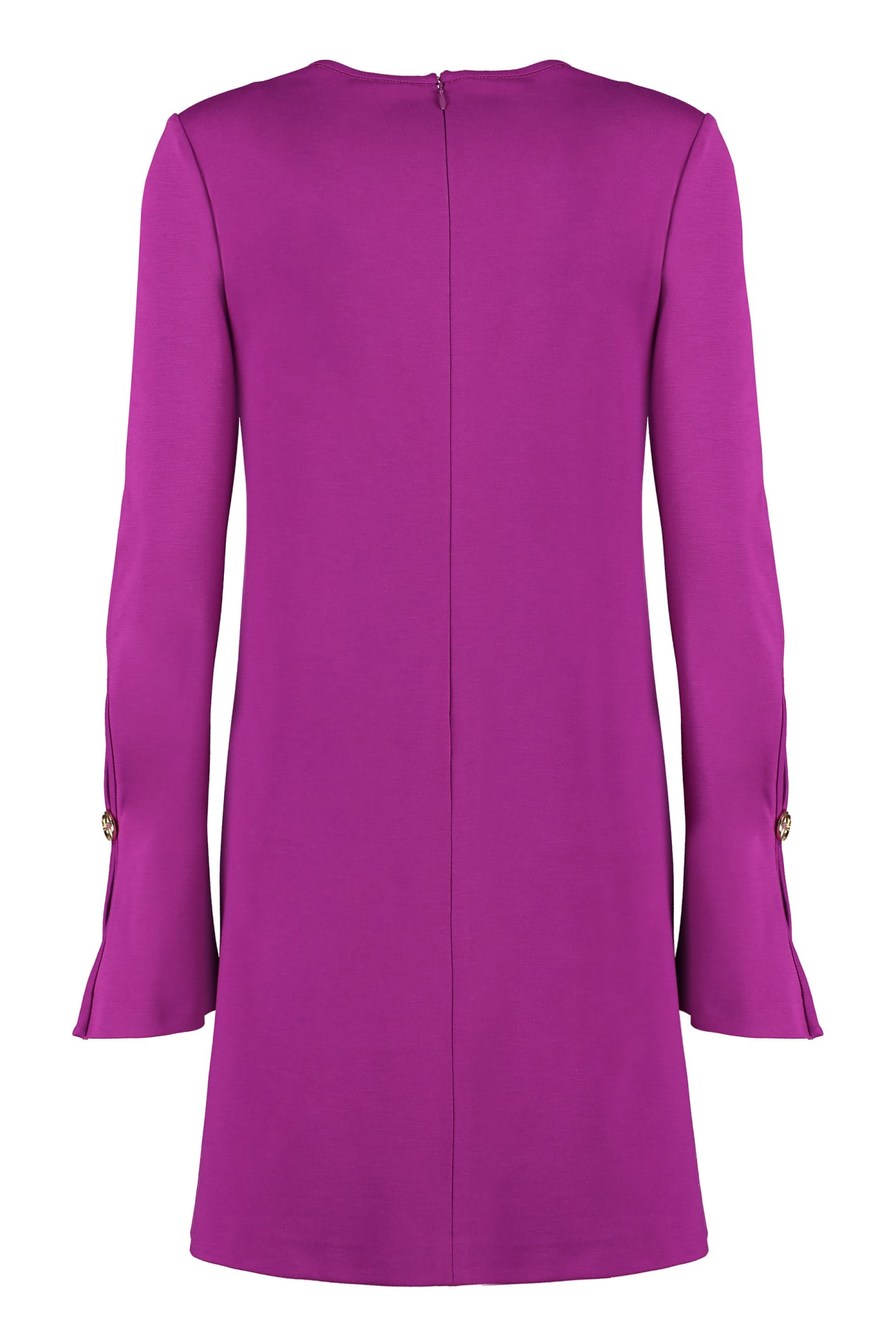 Shop Pinko Aquarios Jersey Dress In Purple