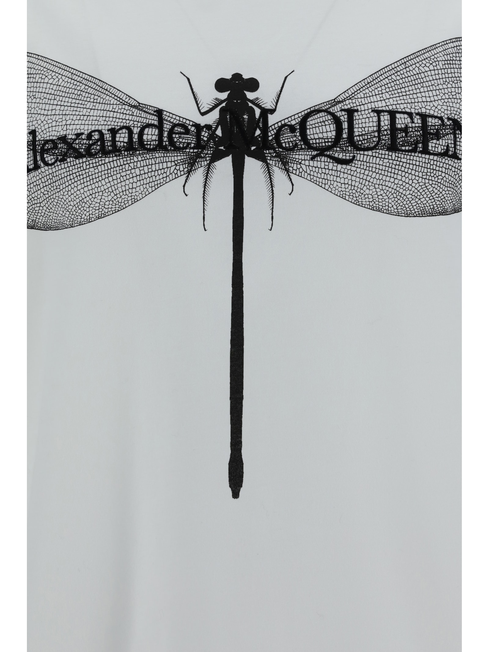 Shop Alexander Mcqueen T-shirt In White/black