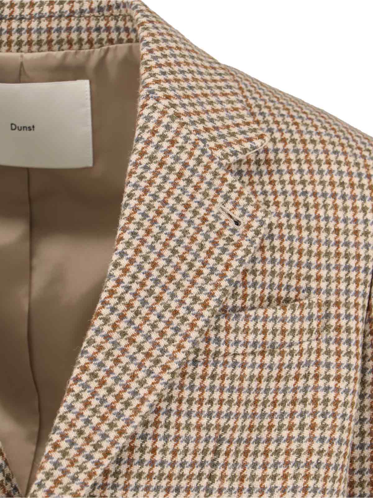 Dunst Single-breasted Wool Blend Blazer In Neutral