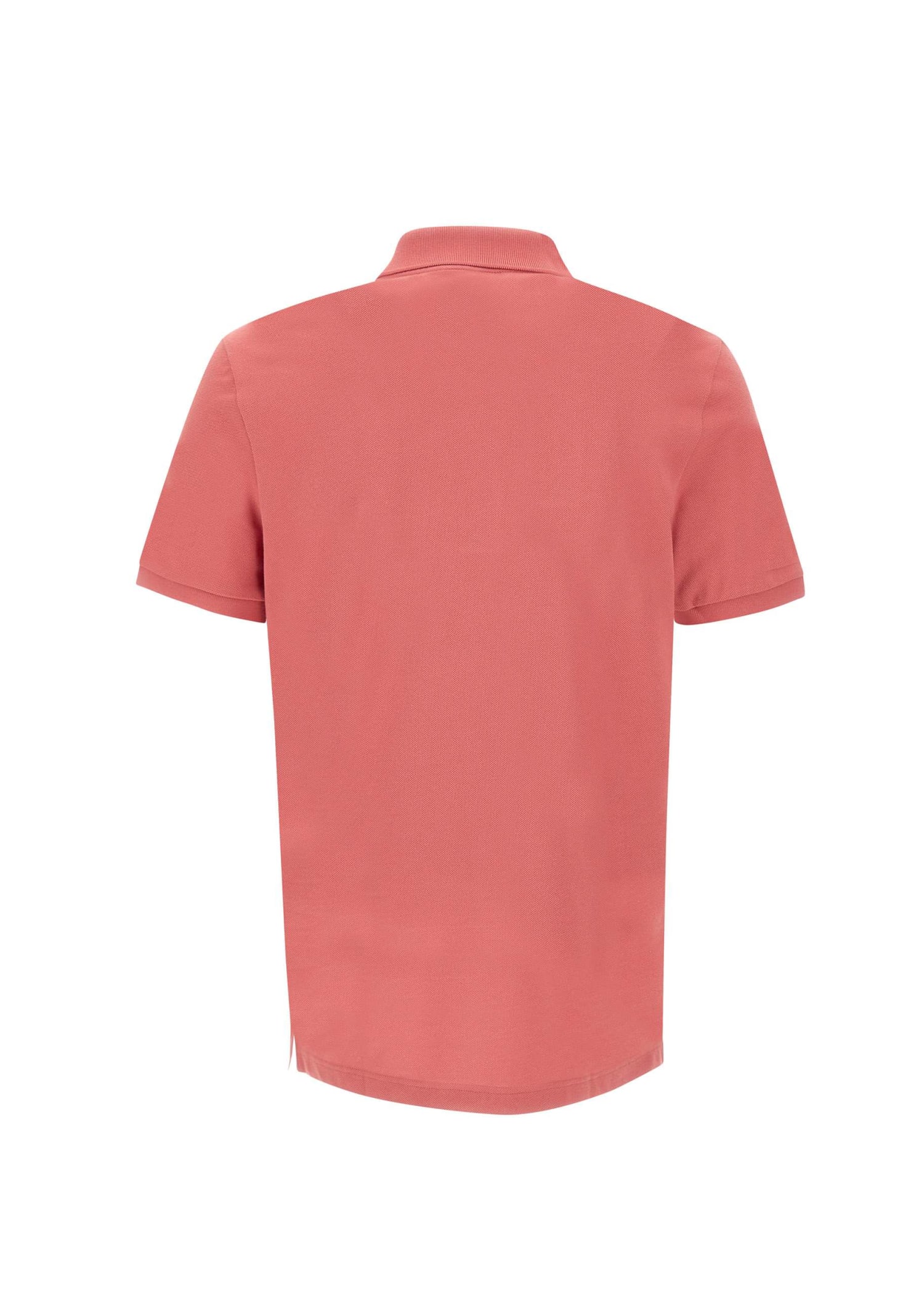 Shop Lacoste Cotton Piquet Polo Shirt In Orange