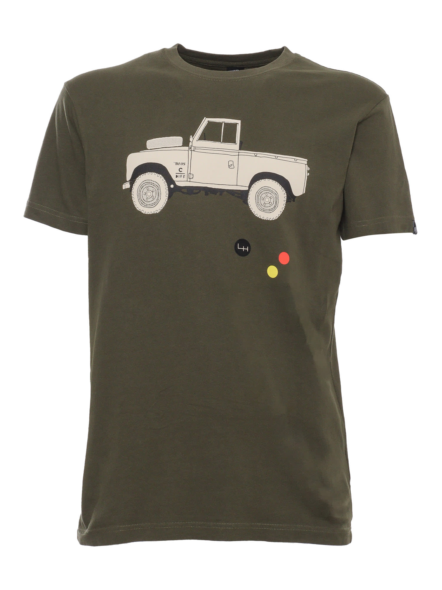 Shop Deus Ex Machina Military Green T-shirt