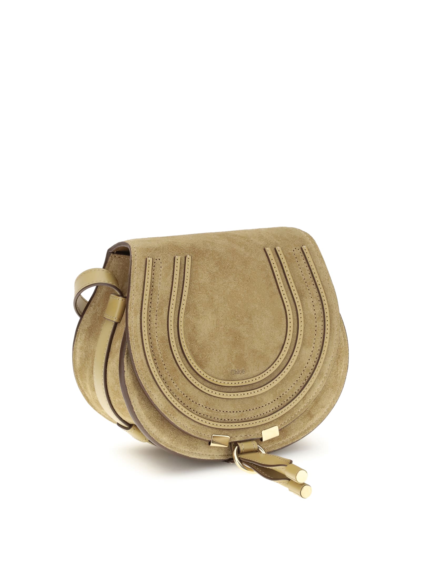 Chloé Chloe Marcie Small Shoulder Bag In Brown