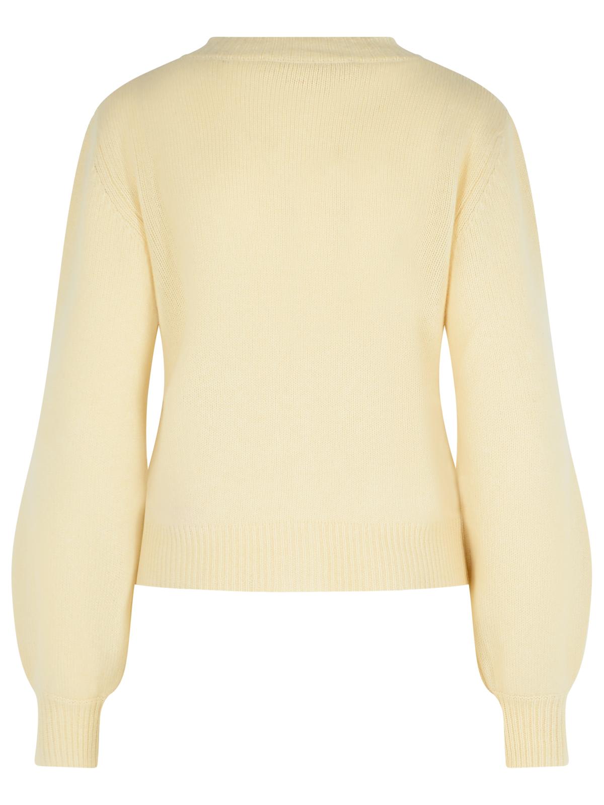 Marni Long-sleeved Knitted Cardigan In Neutral