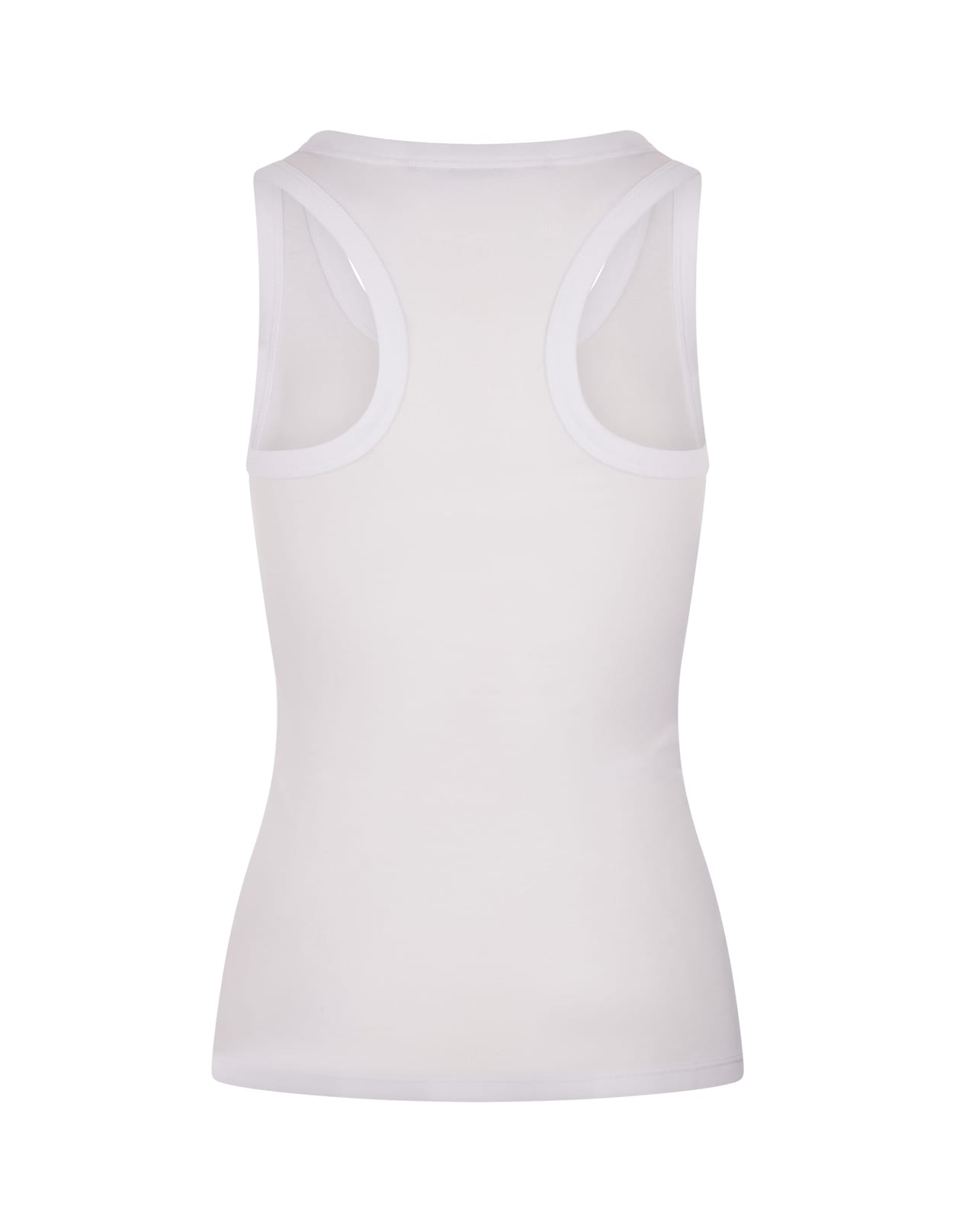 Shop Stella Mccartney White Stella Tank Top