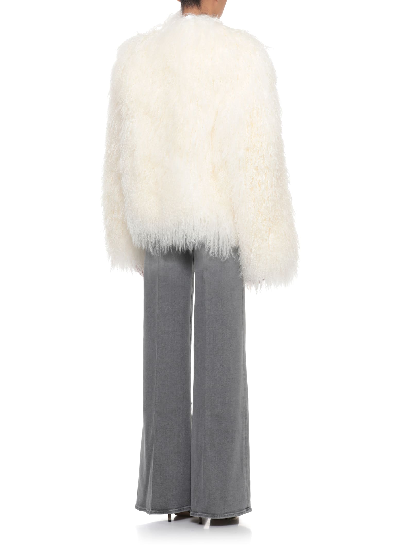 Stand Studio Charlotte Fur In White