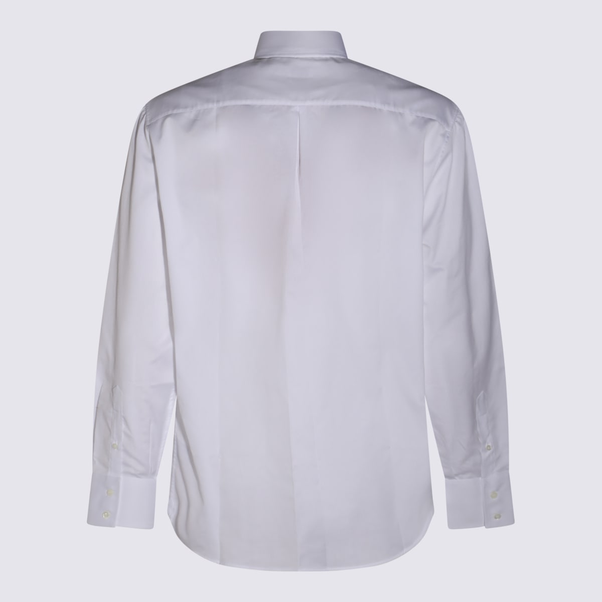 Shop Brunello Cucinelli White Cotton Shirt