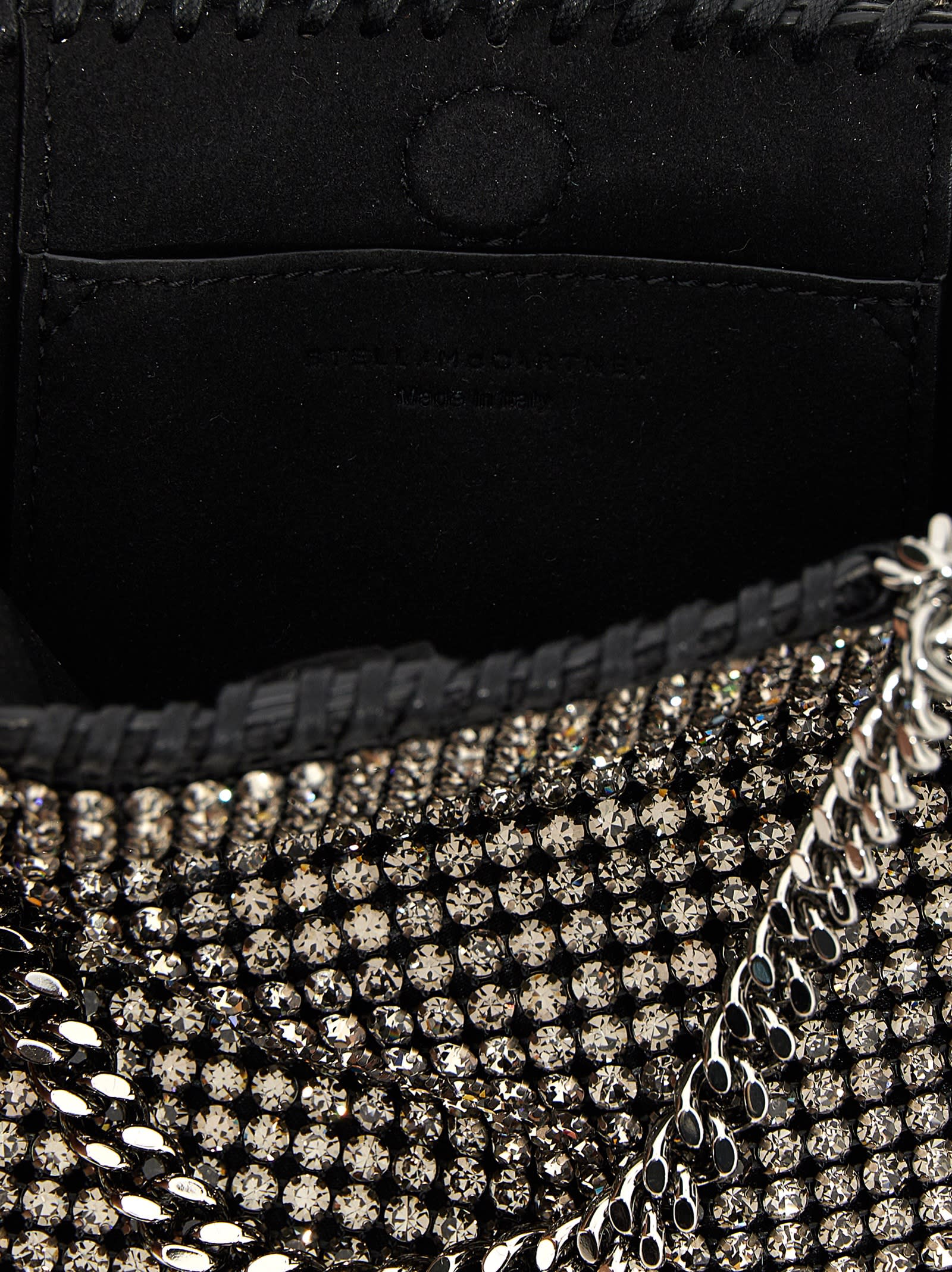 Shop Stella Mccartney Mini Falabella Handbag In Black