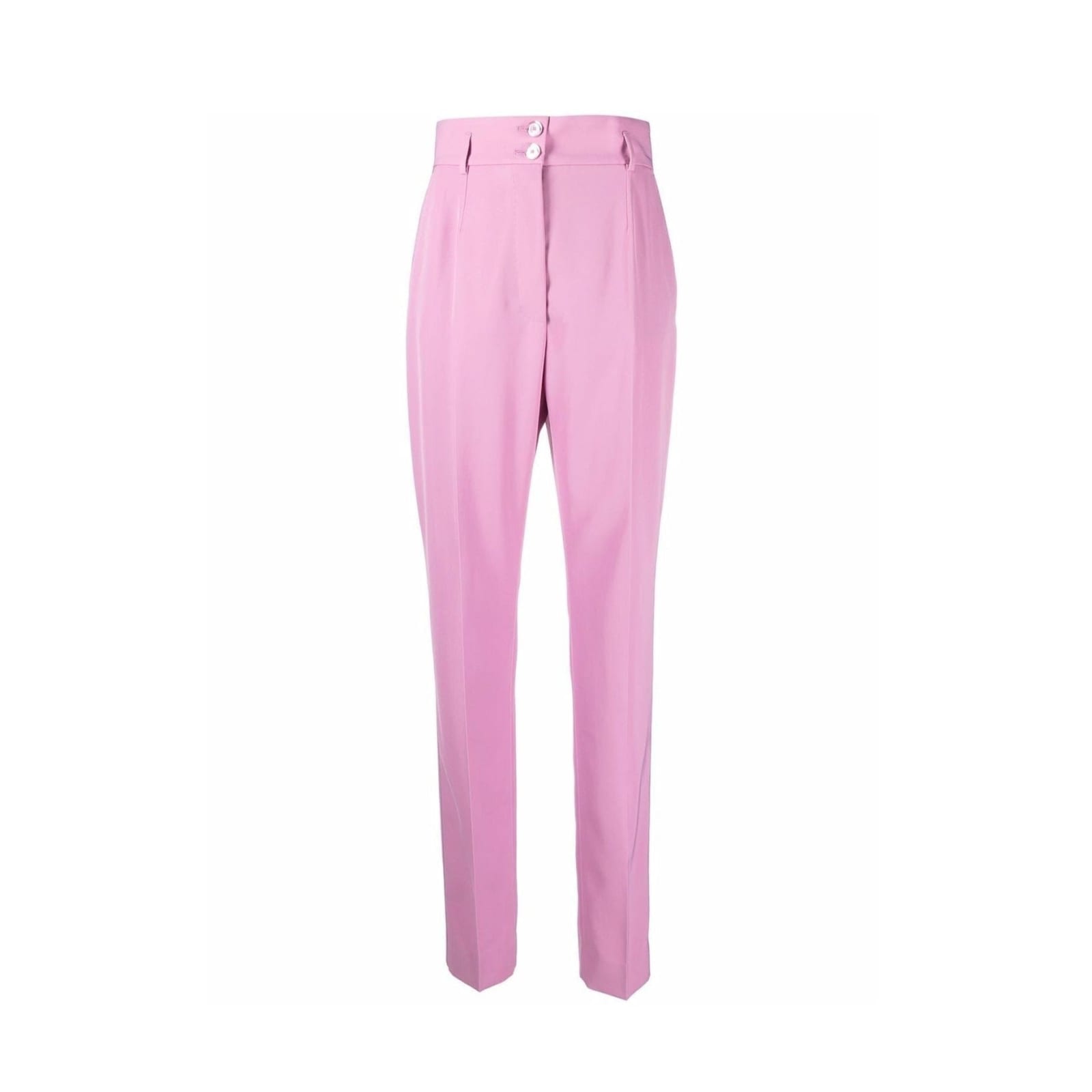 Shop Dolce & Gabbana Classic Slim Fit Pants In Pink