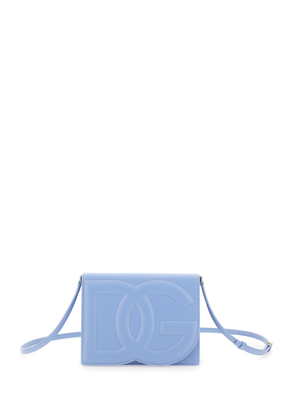 Shop Dolce & Gabbana Dg Logo In Clear Blue