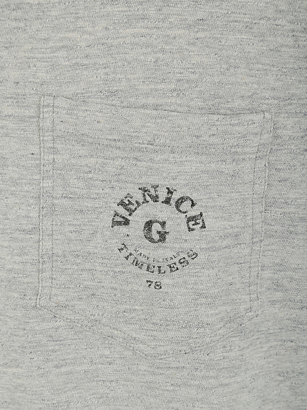 Shop Golden Goose Journey M`s Regular Short Sleeves T-shirt With Pocket In Melange Grey Black