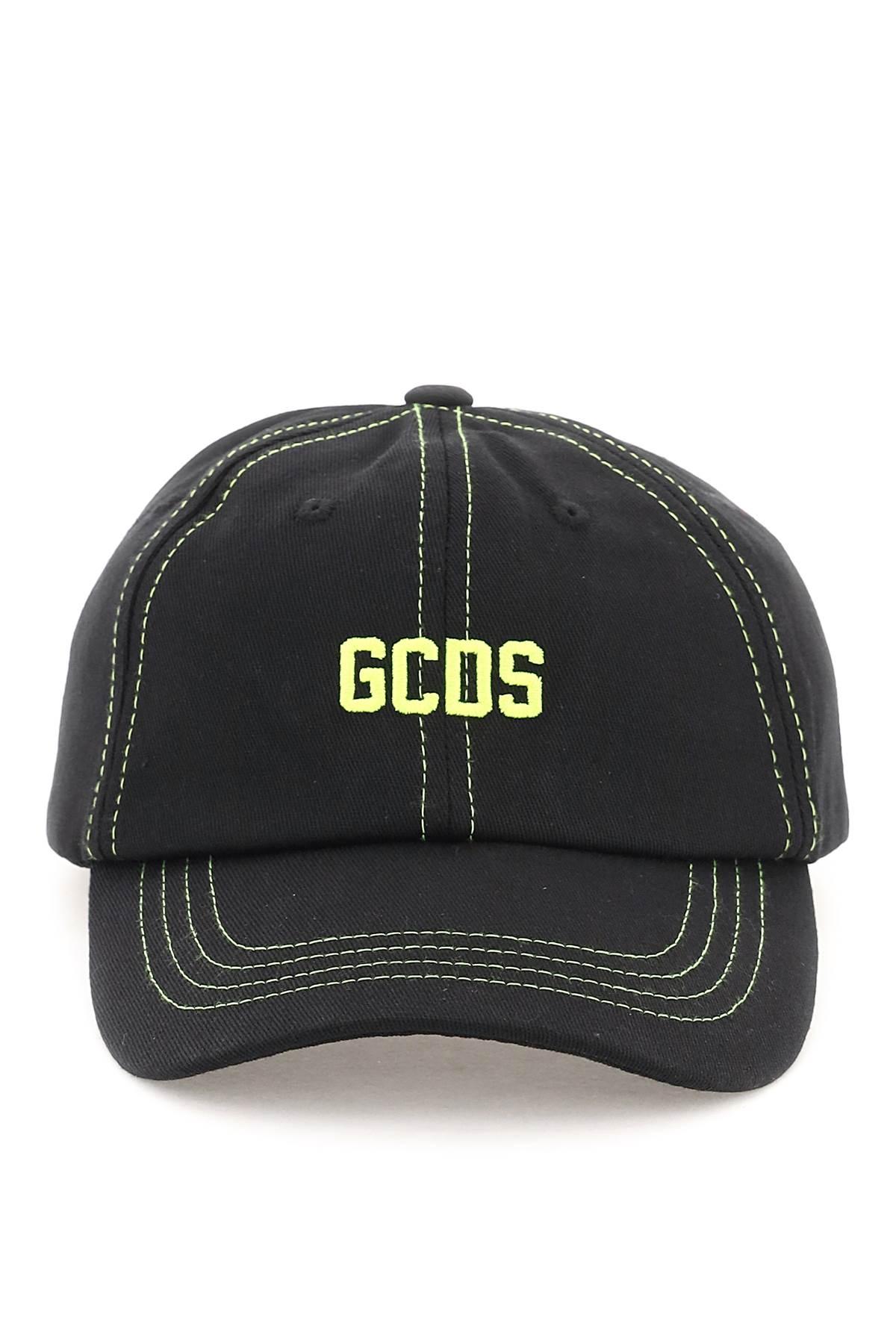 GCDS Baseball Cap With Fluo Logo