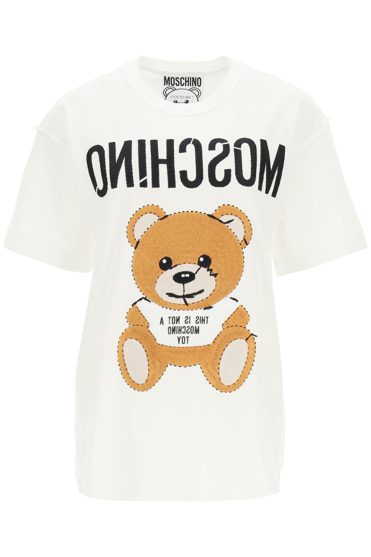 Moschino OVERSIZED T-SHIRT INSIDE OUT TEDDY BEAR