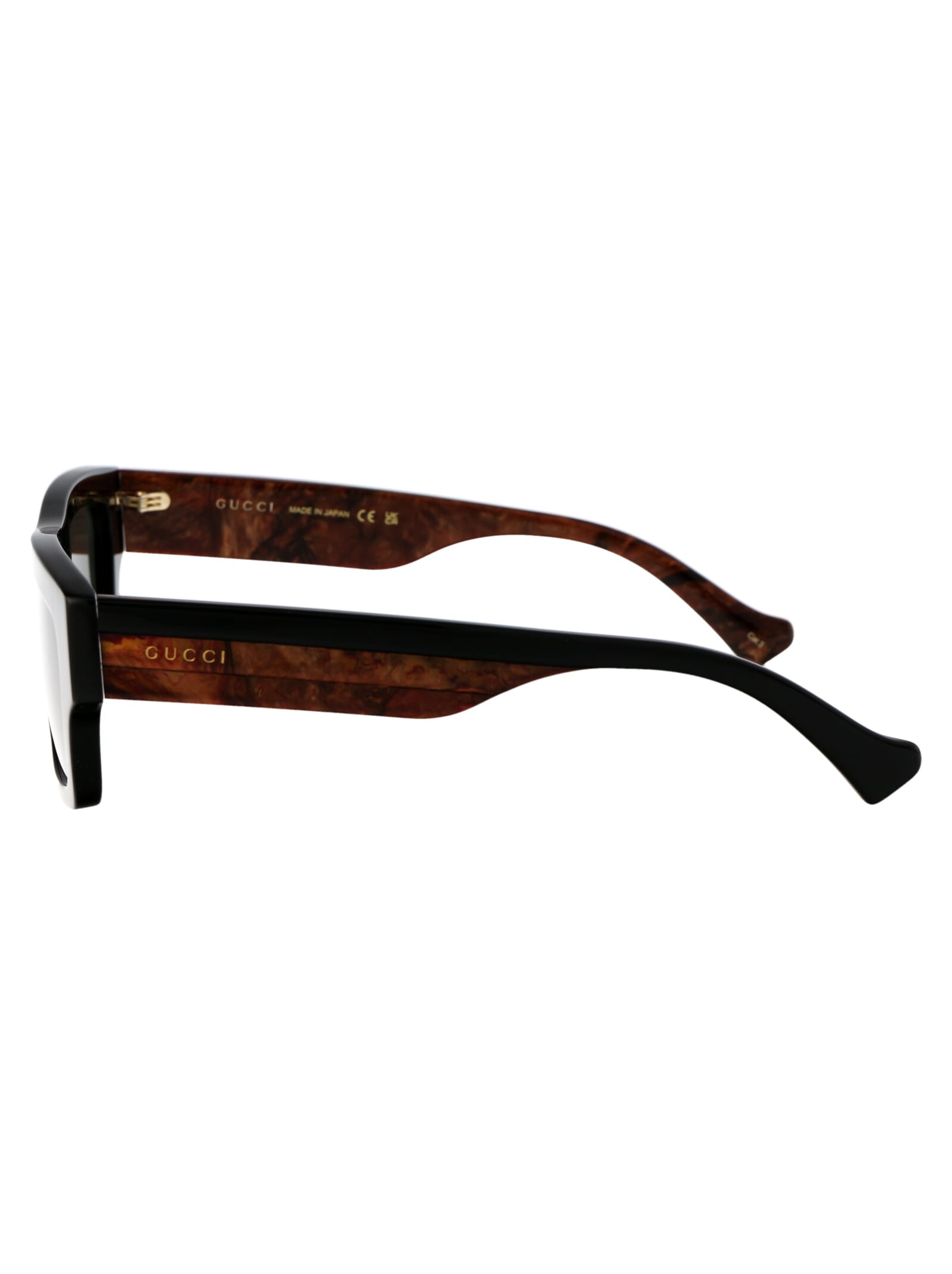 Gucci Gg1301s Sunglasses In 001 Black Black Grey