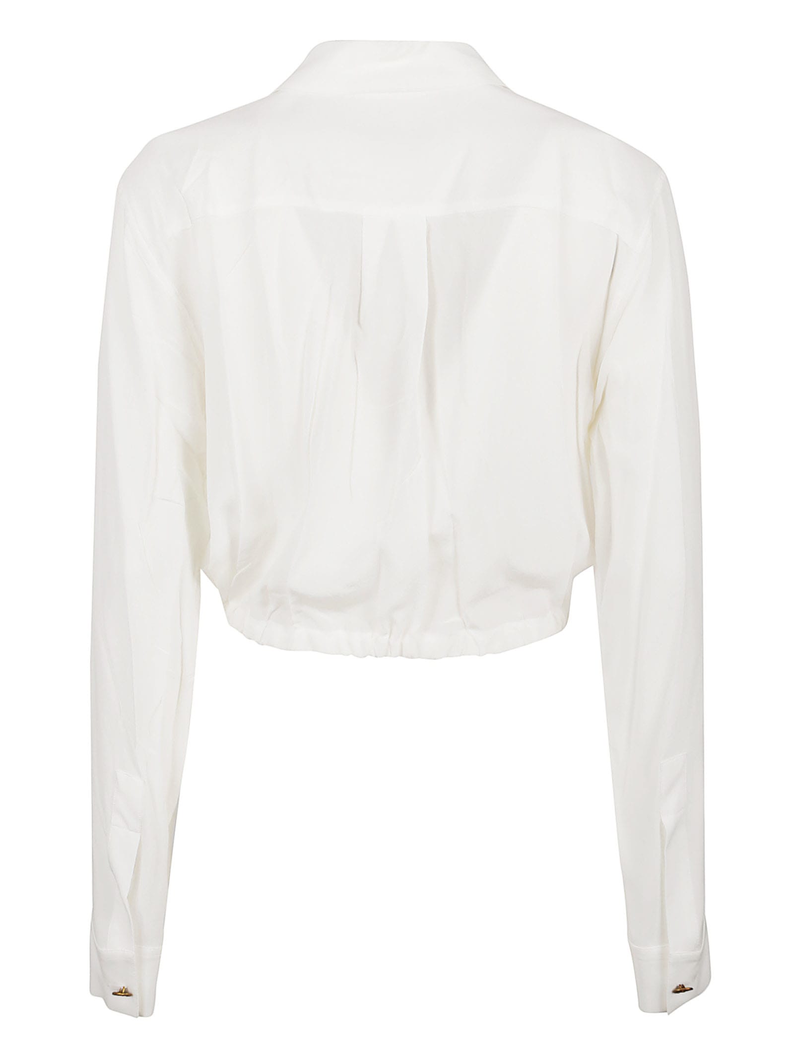 Shop Marni Long Sleeve Shirt In Stone White
