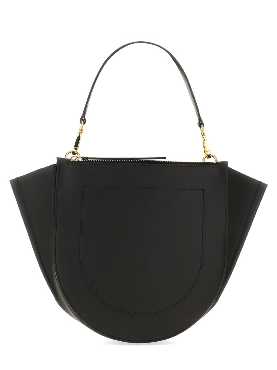 Shop Wandler Bag Hortensia Medium In Black