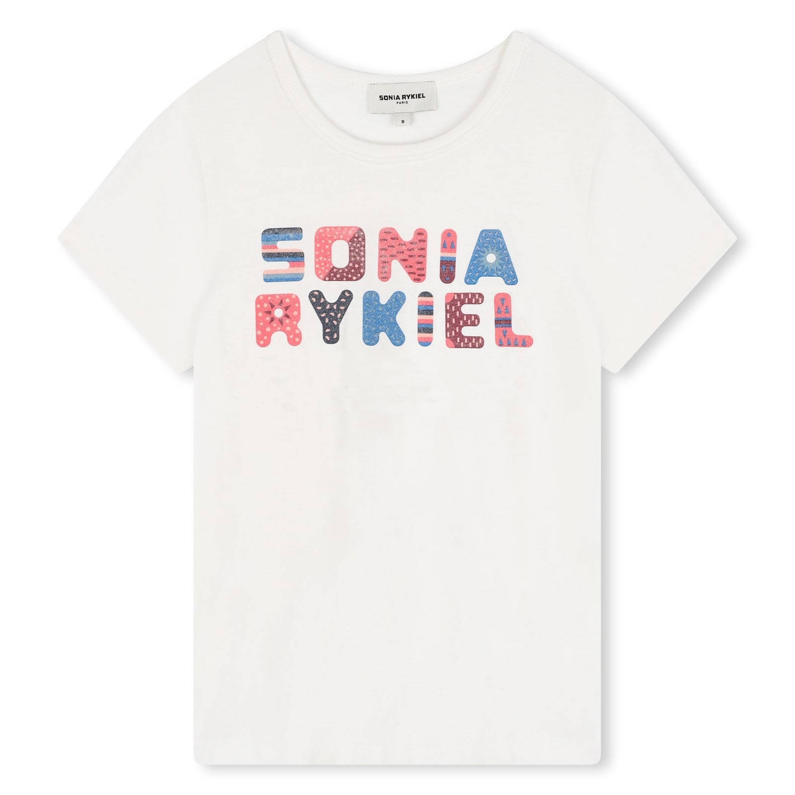 Sonia Rykiel Kids' T-shirt Con Logo In White