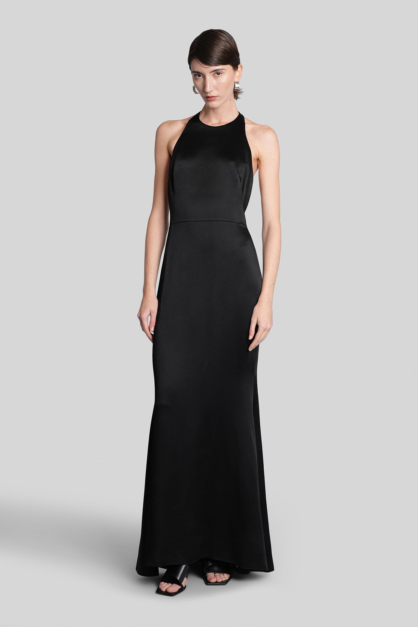 Givenchy Long Dress In Black Viscose In Black