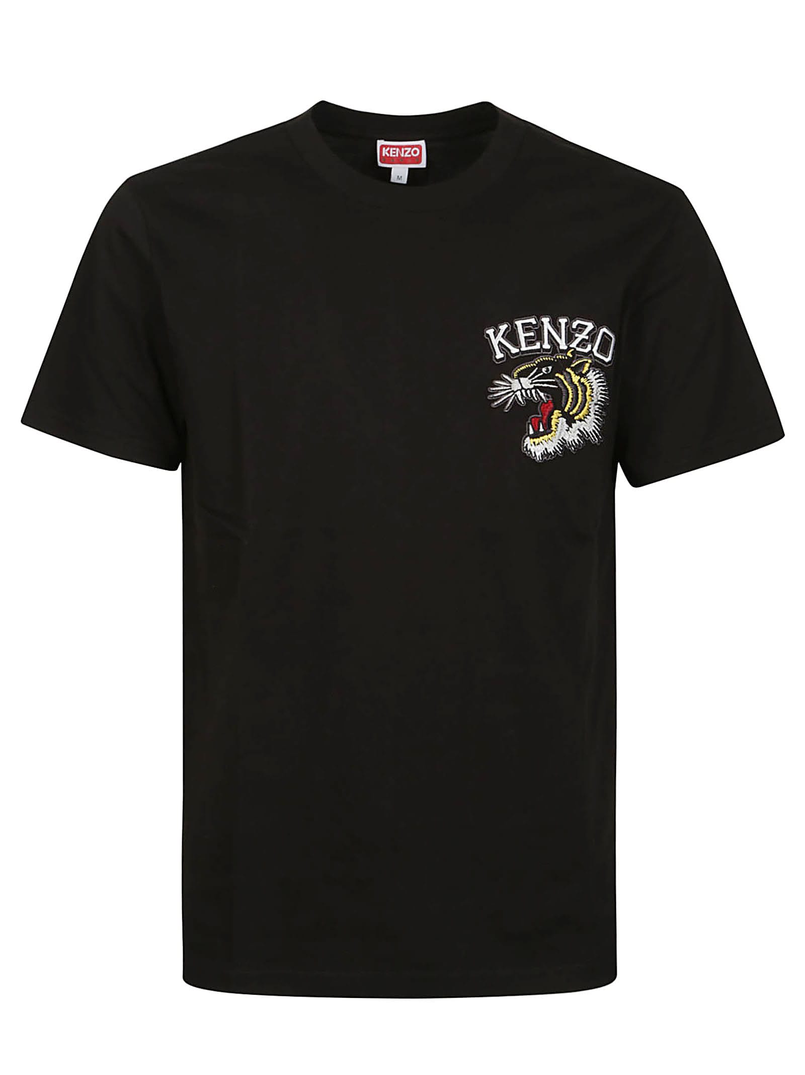 Shop Kenzo Tiger Varsity Slim T-shirt In J Noir