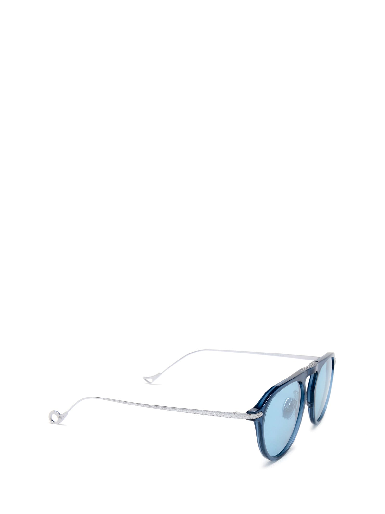 Shop Eyepetizer Steven Transparent Blue Sunglasses