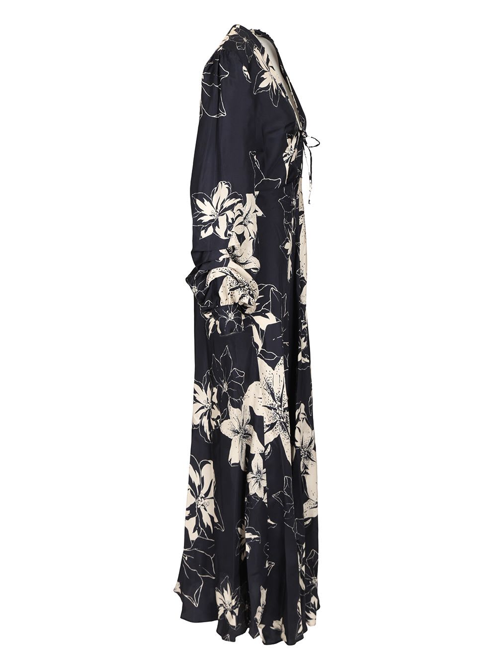 RAQUEL DINIZ VALERIE DRESS TWILL STAMPATO