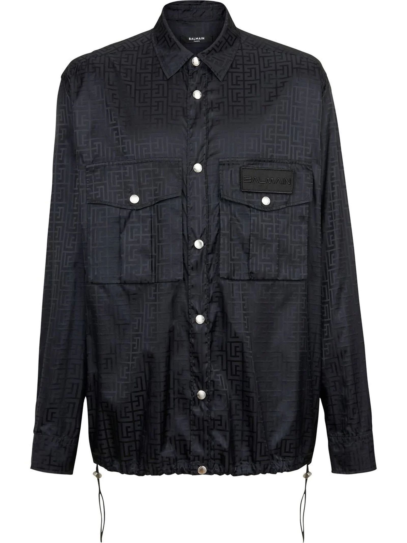 Balmain Black Nylon Shirt