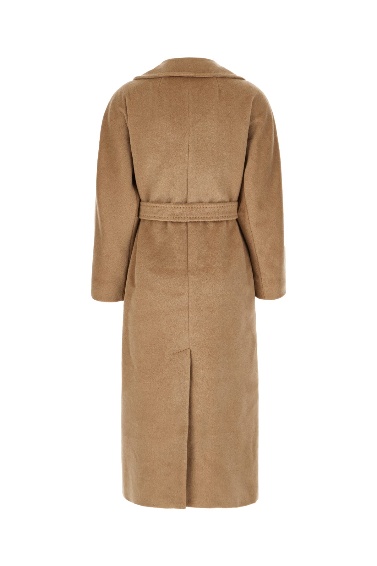 Shop Weekend Max Mara Cappuccino Wool Blend Tempera Coat In 002