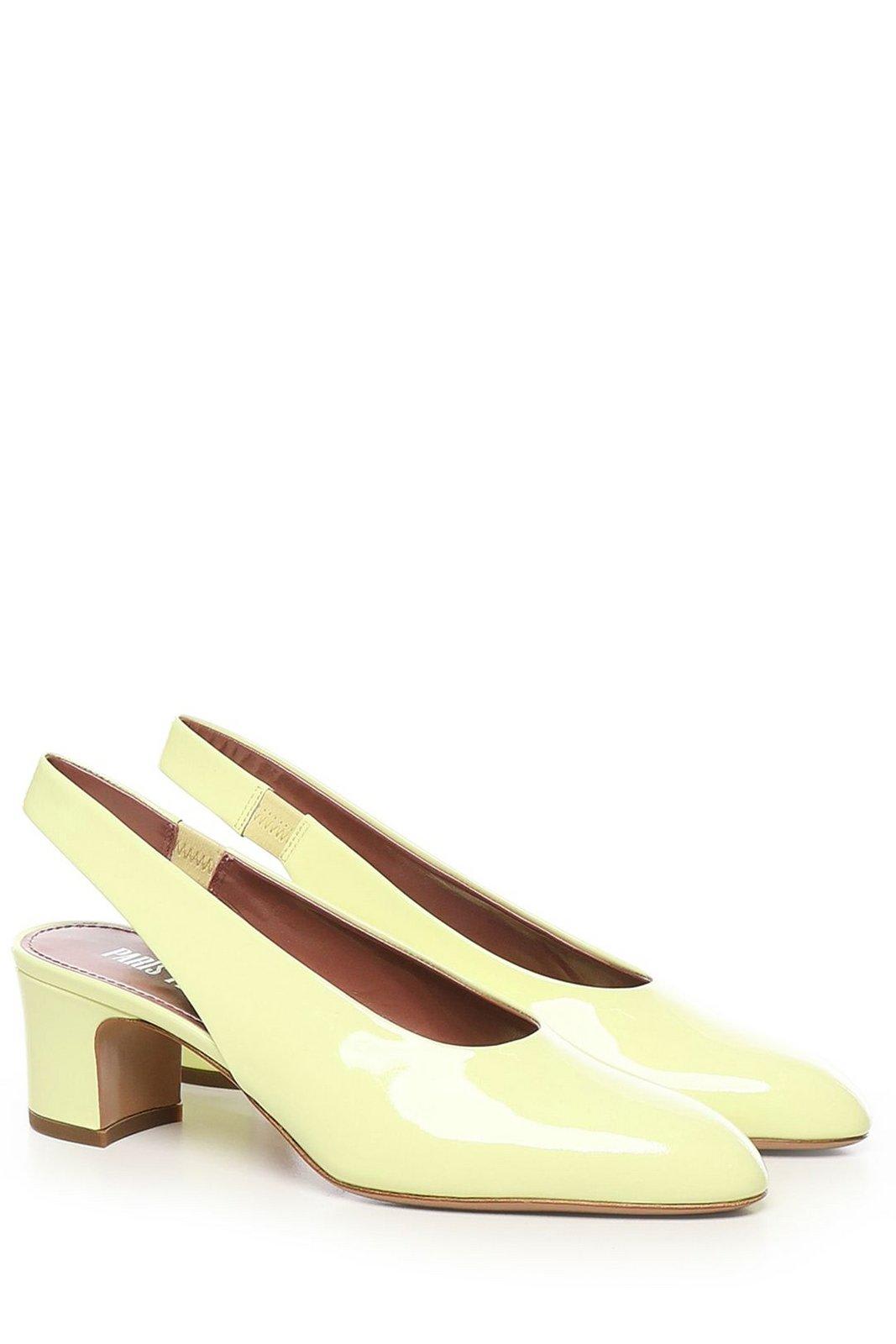 Shop Paris Texas Lavinia Slingback Pumps In Banana