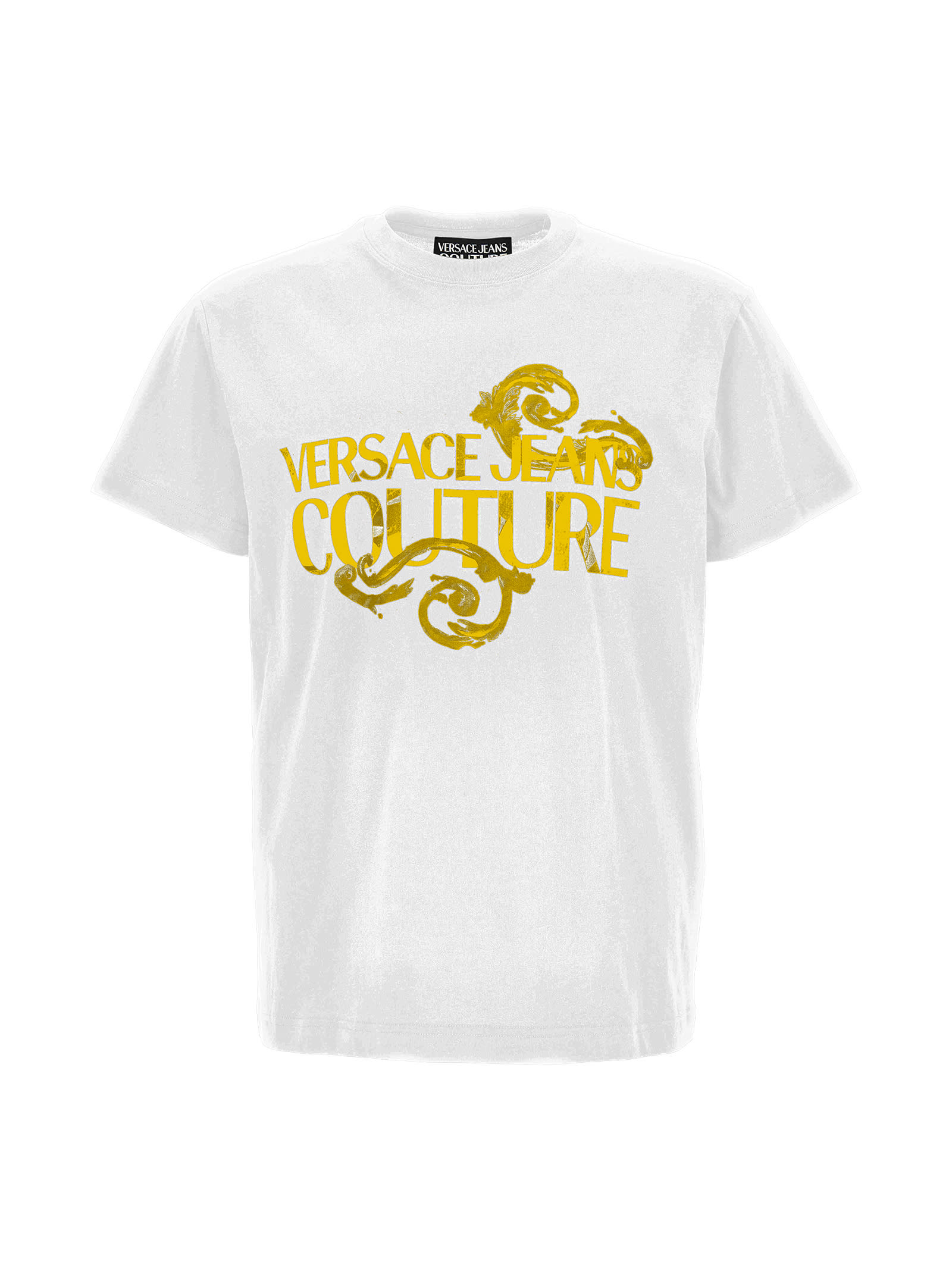 Shop Versace Jeans Couture T-shirt In White