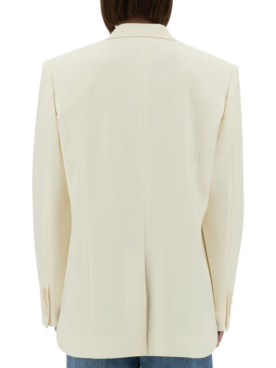 Stella Mccartney Cropped Blazer For Women In White