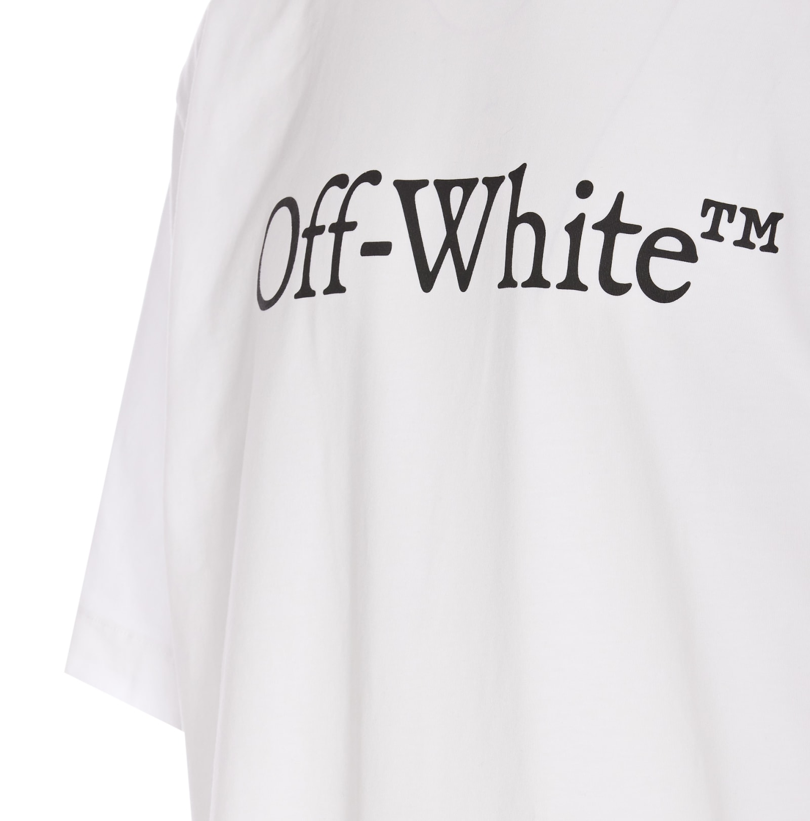 Shop Off-white Logo Skate T-shirt In White