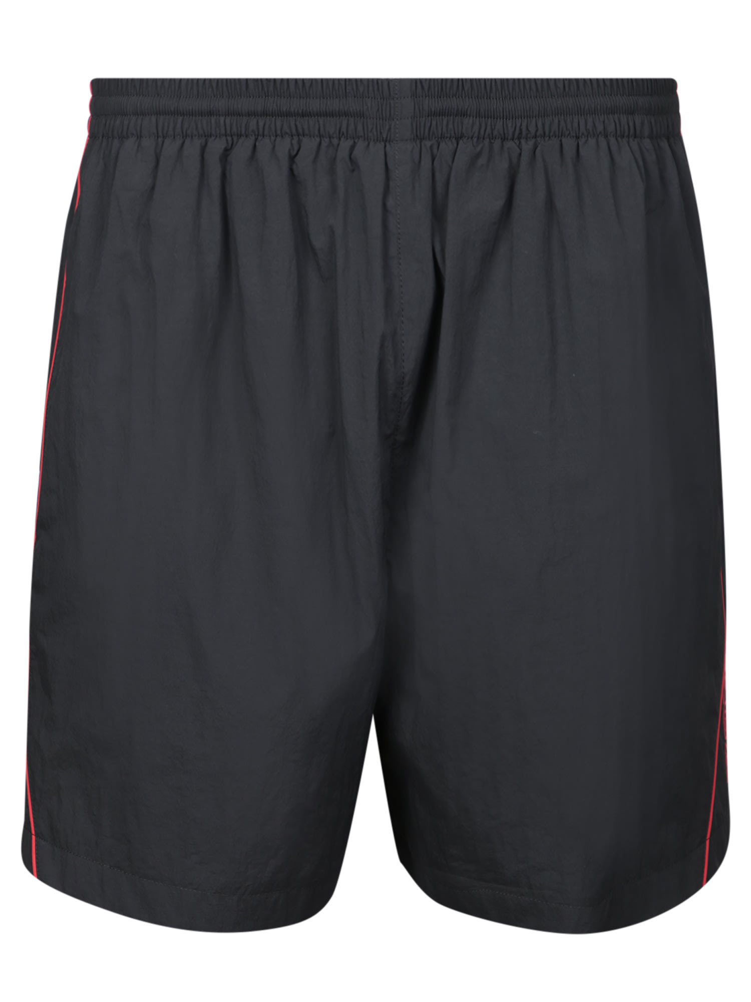 Black Nylon Bermuda Shorts