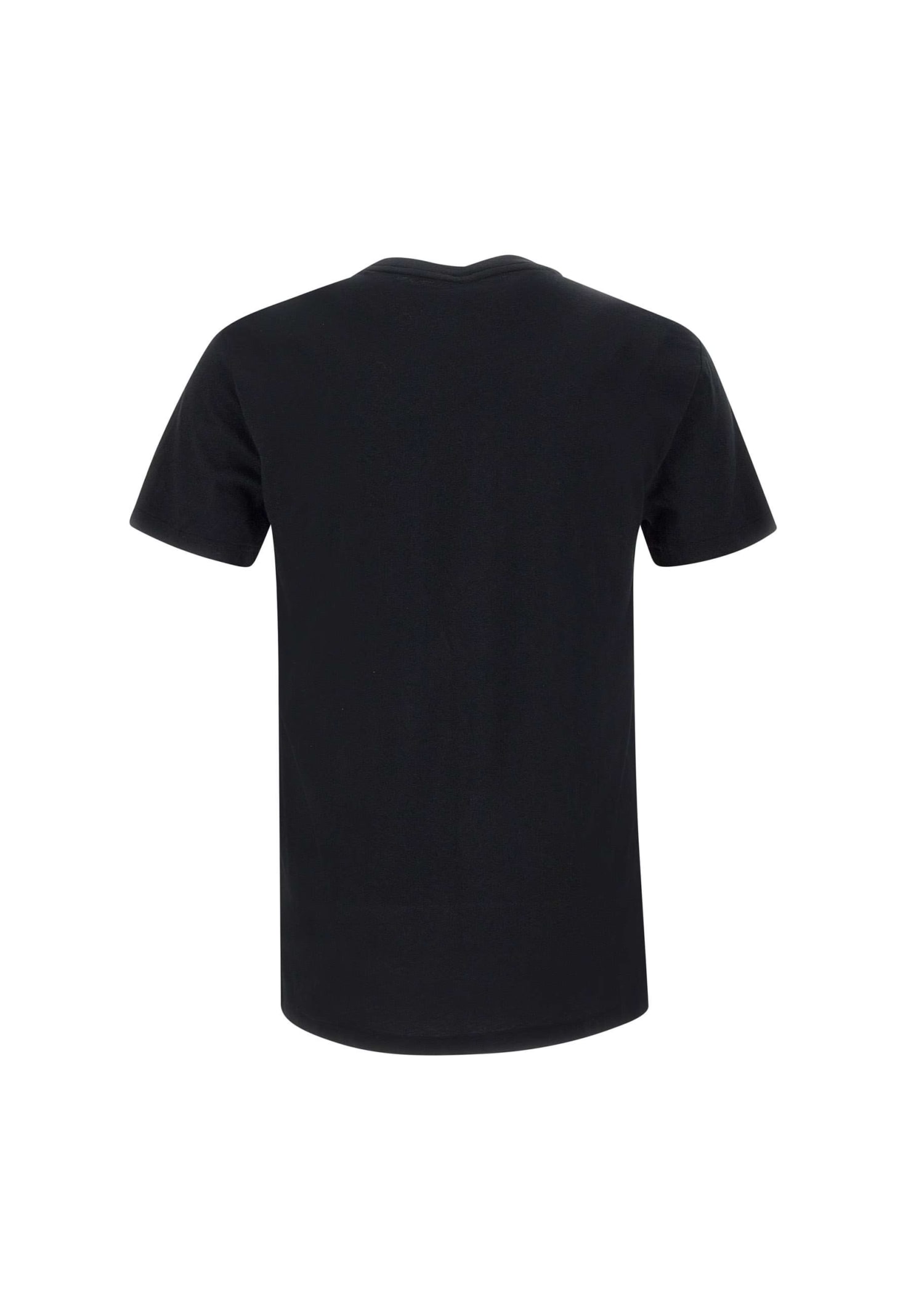 Shop Polo Ralph Lauren Msw Three-piece Cotton T-shirt Set  In Black