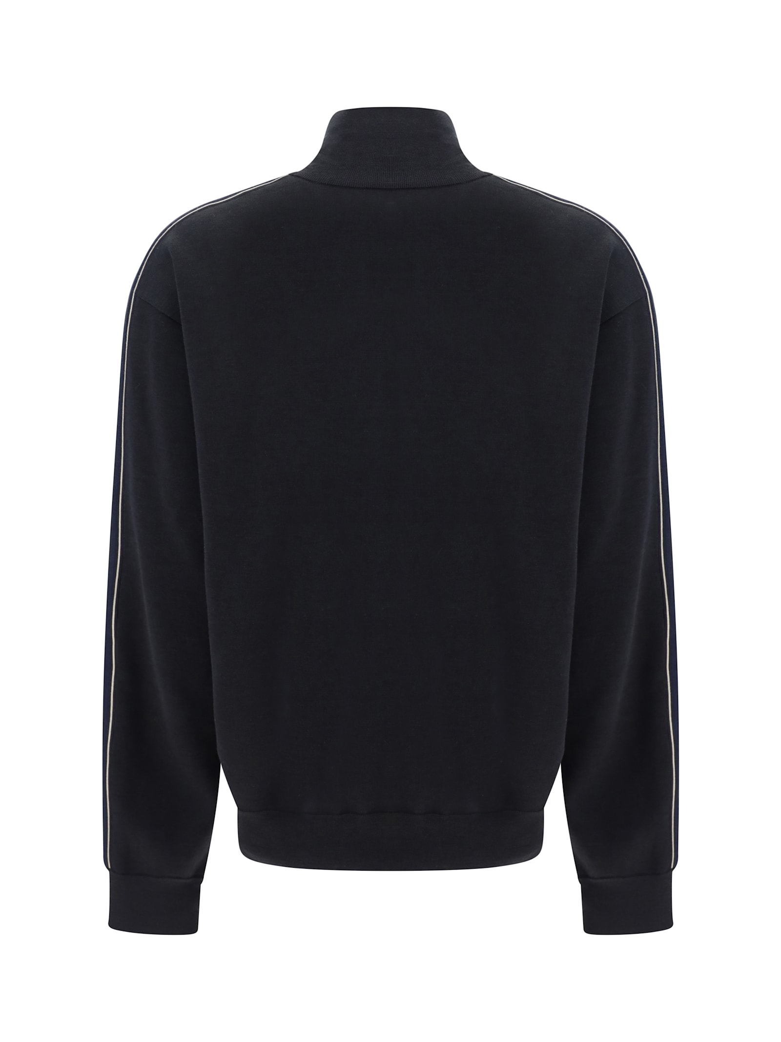 Shop The Row Hinese Sweatshirt In Black / Navy / Beige