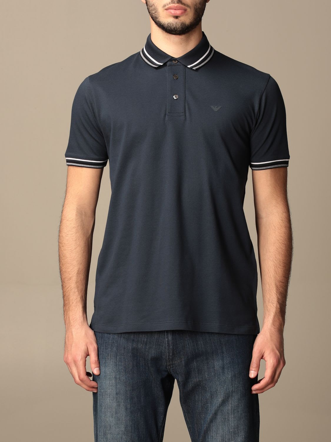 Emporio Armani Polo Shirt Emporio Armani Polo Shirt In Cotton With Logo