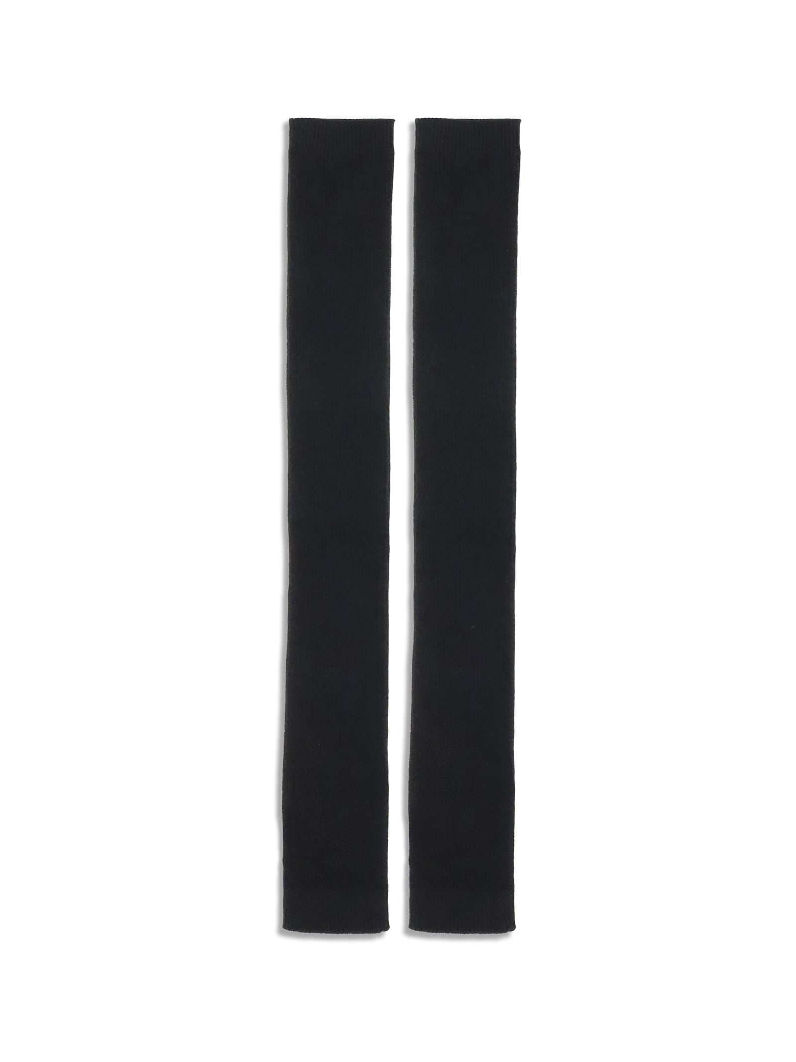 Sa Su Phi Silk And Cashmere Gloves In Black