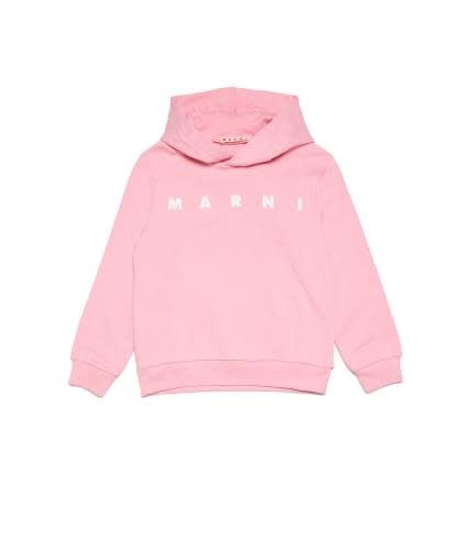 Marni Kids' Felpa Con Logo In Pink