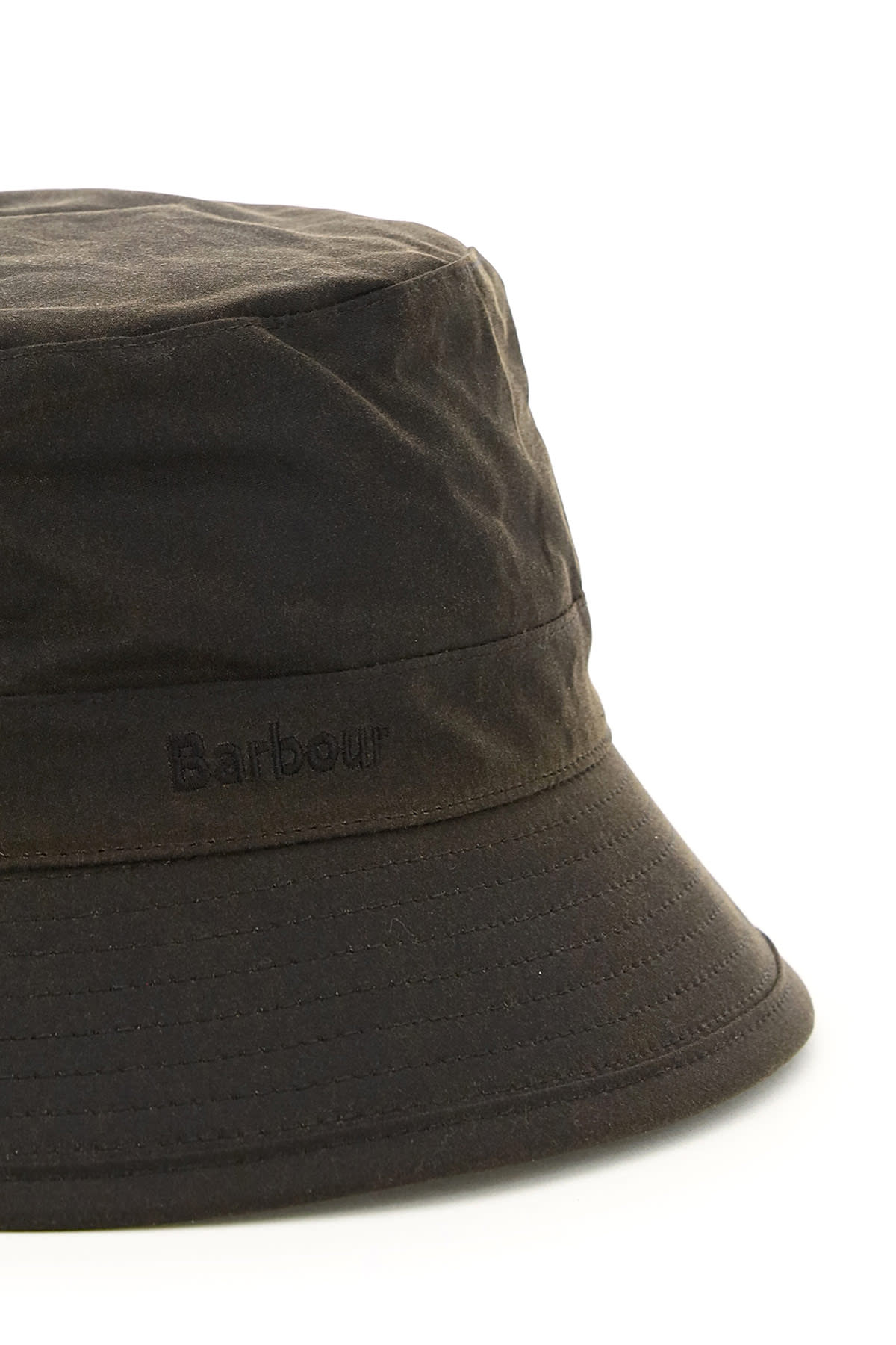 Shop Barbour Wax Sports Bucket Hat  In Green