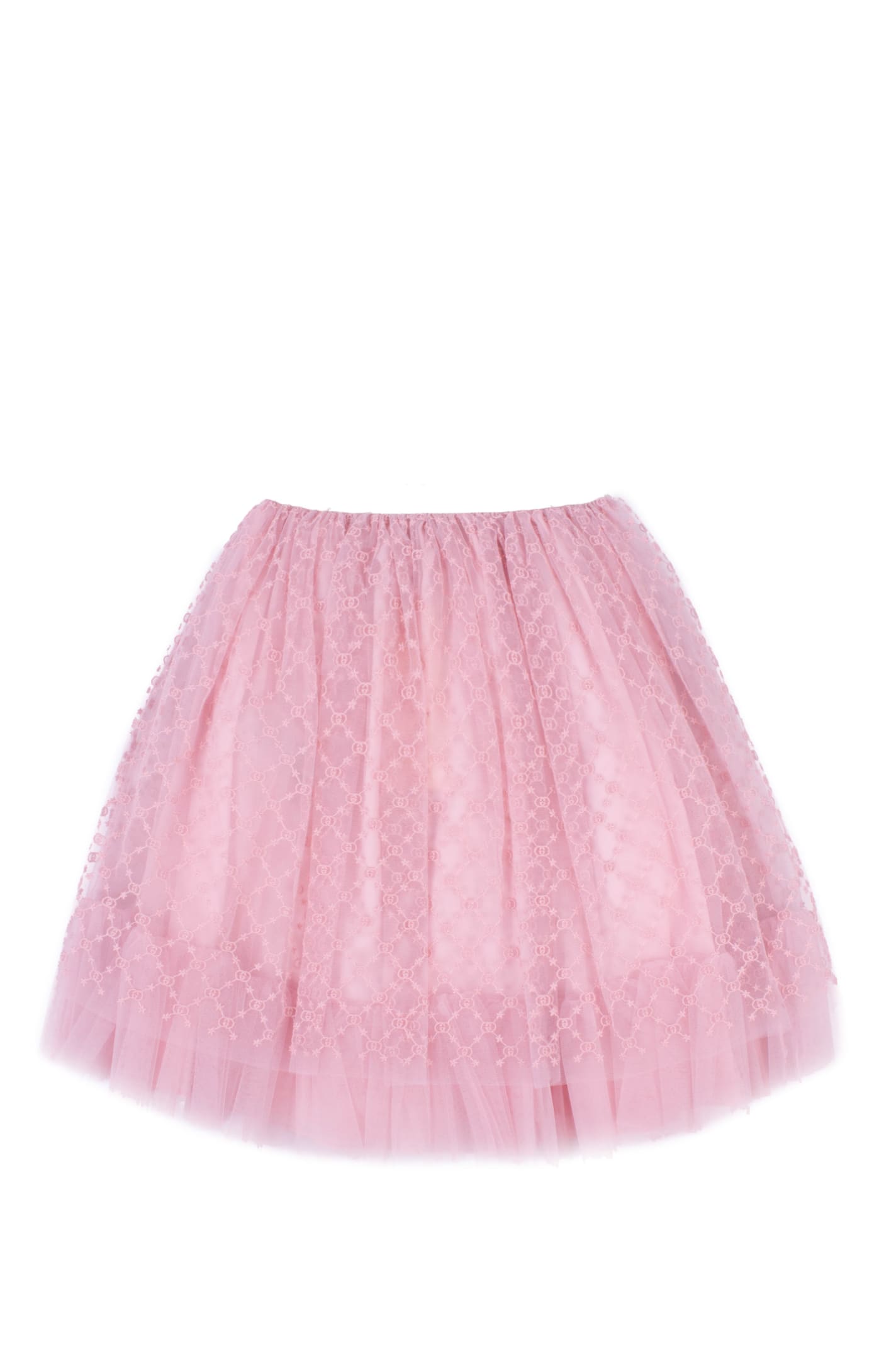 Gucci Tulle Skirt With Gg Stars